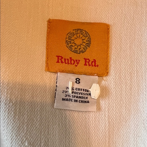 Ruby Rd. White Embellished Jean Jacket - Picture 8 of 8